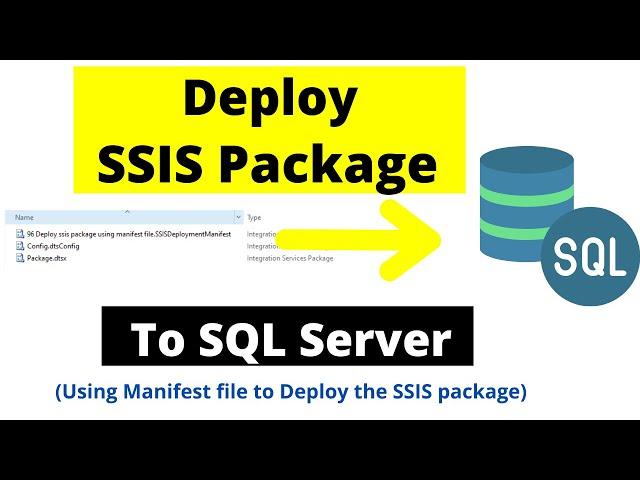 98 how to deploy SSIS package to SQL server | how to deploy SSIS package to msdb