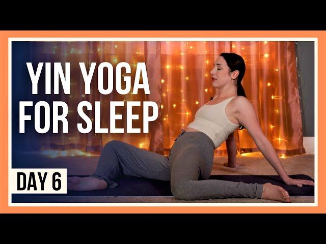 15 min Sleep Yoga – Day #6 (YIN YOGA FOR SORE MUSCLES)