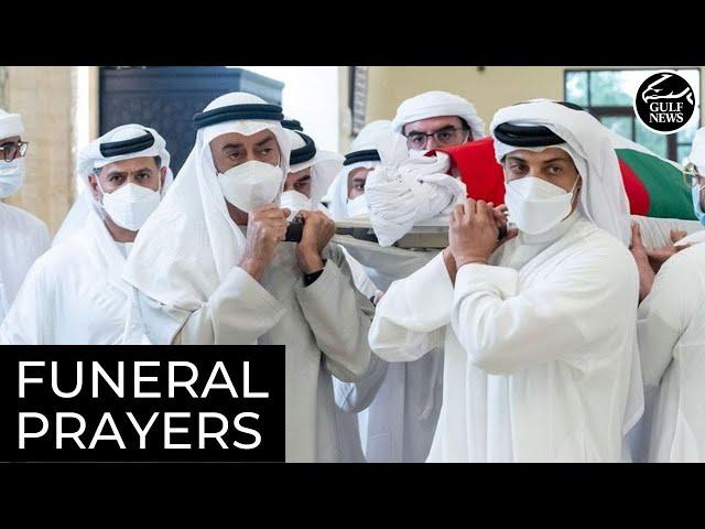 Funeral prayers offered for Sheikh Khalifa