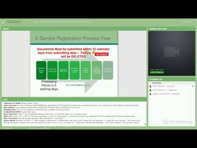 WEBINAR: Name Reservations and Company Registration