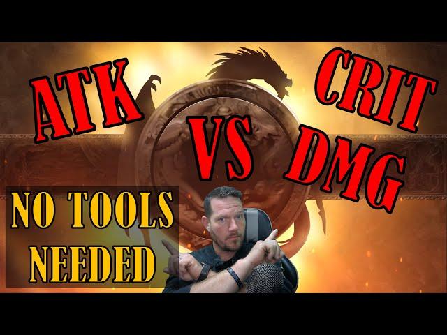 Attack Vs Crit Damage: How to Choose! No Tools Needed! | Raid: Shadow Legends