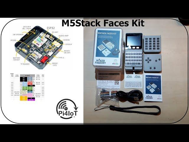 M5Stack Faces Kit Part#1 – Unboxing and First Test with ESPlorer IDE and PuTTY