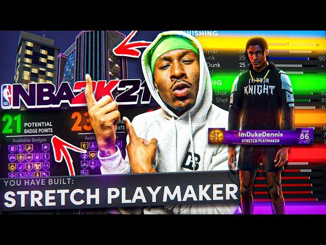 BEST STRETCH PLAYMAKER BUILD ON NEXT GEN NBA 2K21! CONTACT DUNKS! PRO DRIBBLE MOVES! NEXT GEN BUILD!