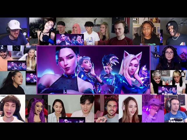 K/DA - MORE | Music Video League of Legends Reactions Mashup