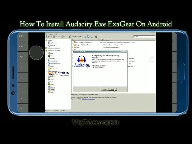 How To Install Audacity. Exe On Android || Vk7projects || Exagear Windows Emulator