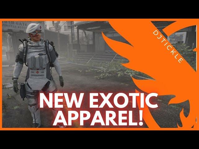 NEW EXOTIC BLACK TUSK APPAREL!  #thedivision2