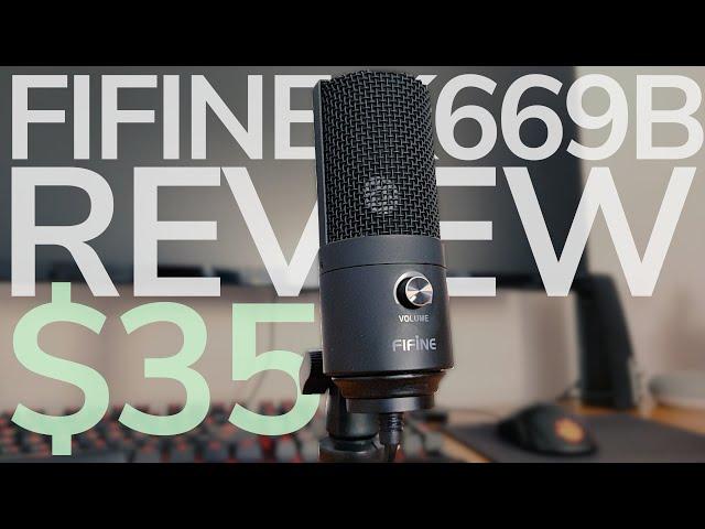 BEST Budget Microphone - 35$ FIFINE K669B USB Mic Review & Sound Test