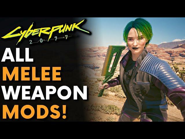 Cyberpunk 2077 - ALL MELEE WEAPON MODS! Scourge, Kunai & More (Location & Guide)