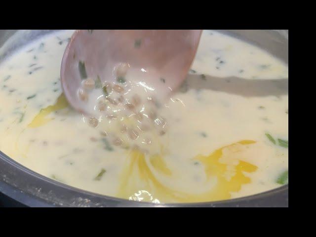 Tanov Apur - yogurt soup - Armenian Soup Spas