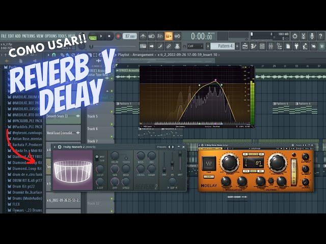 COMO USAR  (REVERB  -  DELAY)   |  FL STUDIO 20