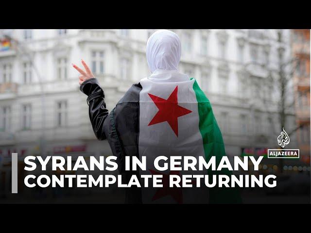 Syrians in Germany contemplate returning to their country