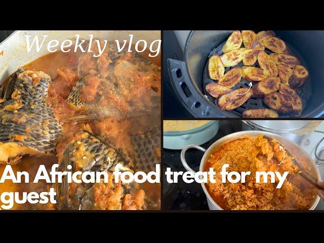 Weekly vlog Surprising My Guests with an Exotic African Food Adventure| #african food #