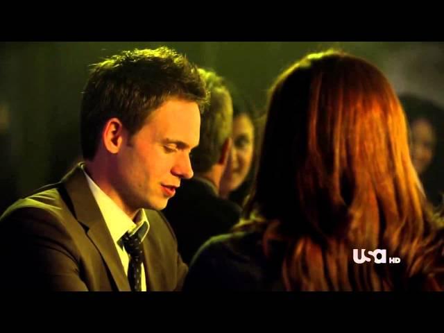 Suits - Mike and Rachel's Bar Scene