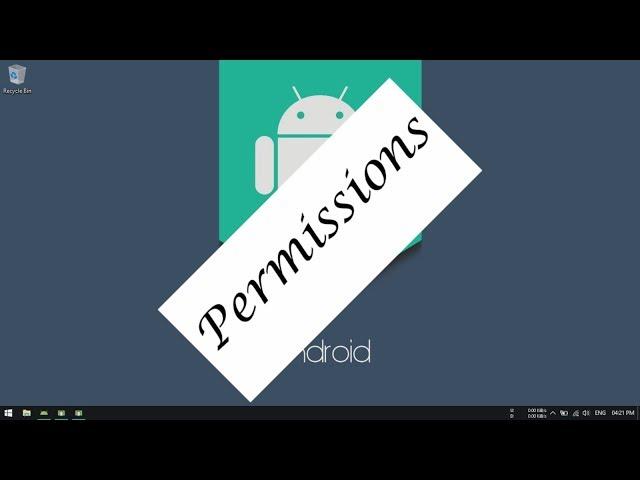 Android Tutorial (Kotlin) - 34 - Permissions