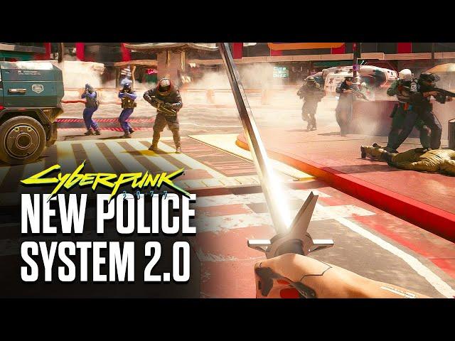 Cyberpunk 2077 - Updated 2.0 Police System with 5 Wanted Stars