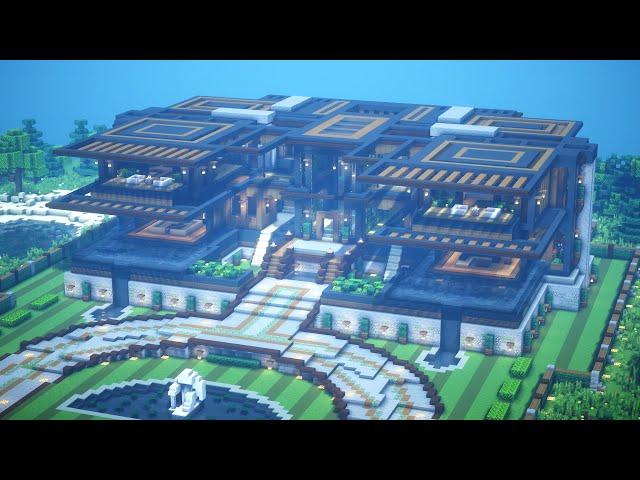 Minecraft: Dark Modern Mansion Tutorial | Pt. 1