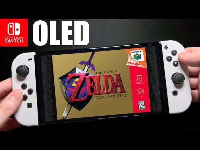 Nintendo 64 ZELDA OCARINA OF TIME on Nintendo Switch OLED Gameplay