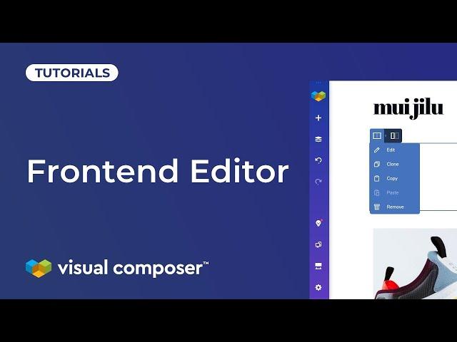 Visual Composer Website Builder Frontend Editor Tutorial