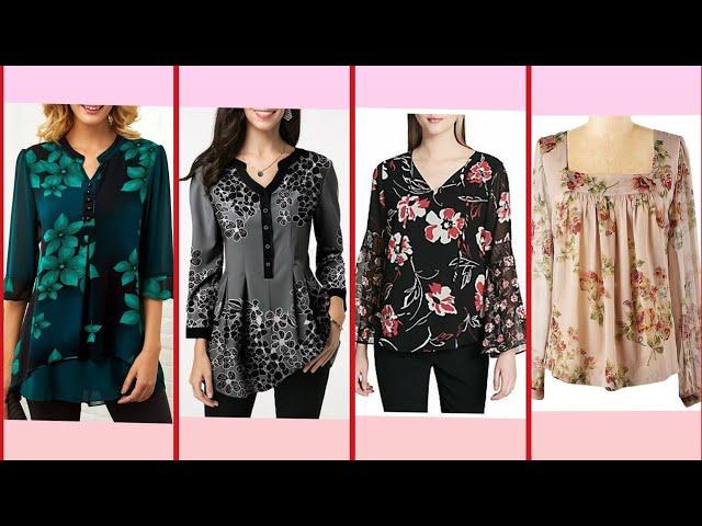 Floral print top designs