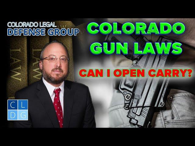 Can I openly carry a loaded gun in Colorado?