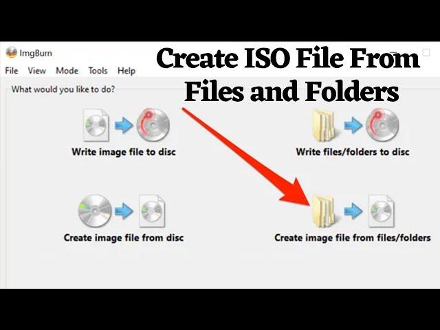 How To Create ISO File From Files and Folders | Create ISO file from files and folders