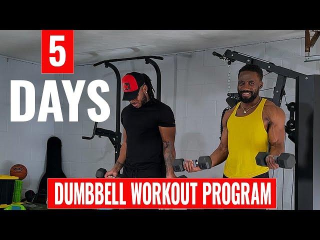 5-Day Dumbbell Workout: Build Strength & Burn Fat Fast