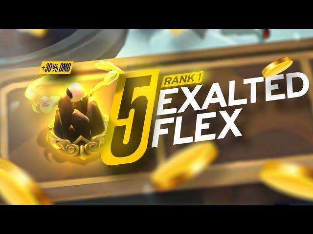 I Tried 5 Exalted Super Flex (TFT on Hard Mode)