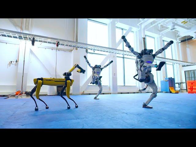 Unbelievable  Robot Dance by Boston dynamics