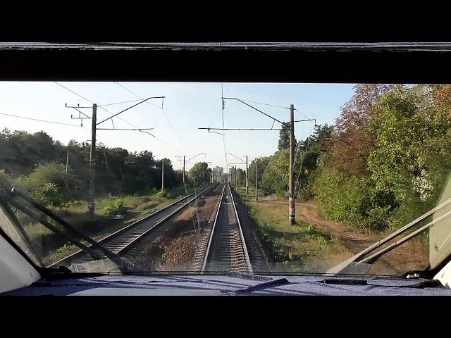 Kyiv-Korosten Intercity Train Ride (HD front view)
