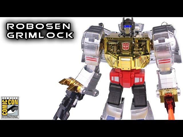 Robosen GRIMLOCK Auto-Converting Robot G1 Transformers Review