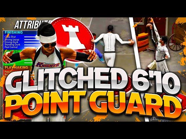 my GLITCHED 6’10 POINT GUARD BUILD is GAMEBREAKING nba 2k22 next gen! BEST BIG MAN BUILD NBA 2K22!