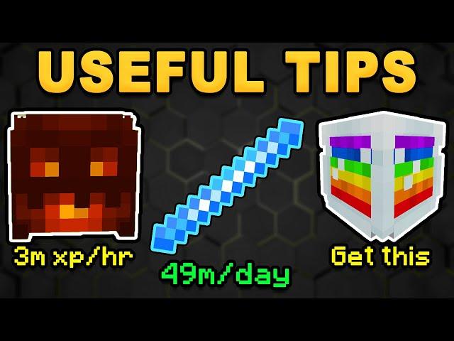 Top 14 OP And Useful Tips | Hypixel Skyblock