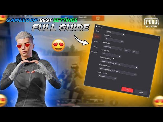 My Personal Gameloop Settings Revealed!! |Gameloop Best Settings For Low End PC 