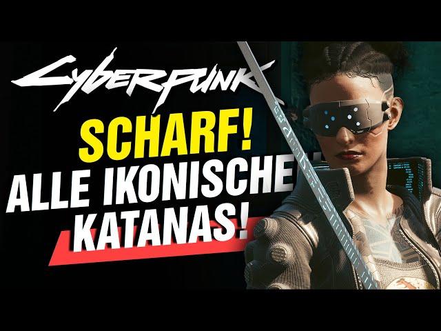 1.6x ️ ALLE ikonischen KATANAS in Cyberpunk 2077!