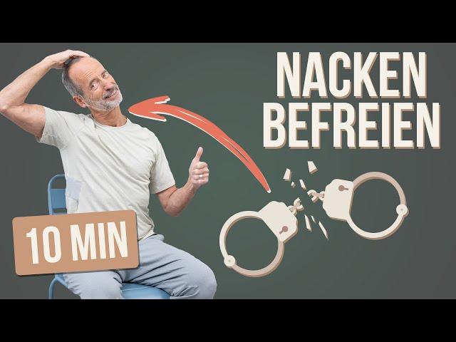 Nackenverspannungen EFFEKTIV lösen?  10 Minuten Nacken Übungen