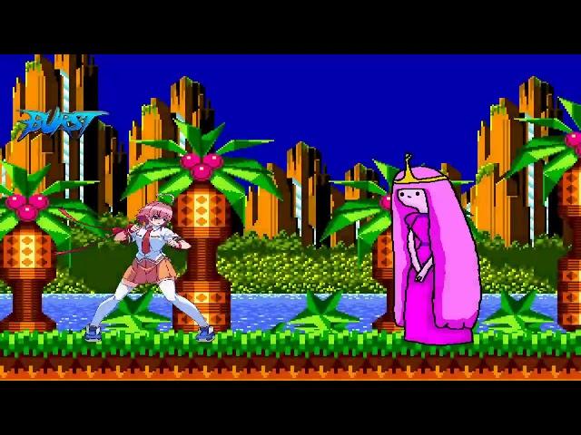 NICK54222 MUGEN: Heart Aino (me) VS Princess Bubblegum