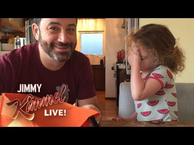 Jimmy Kimmel Tells His Daughter He Ate All Her Halloween Candy