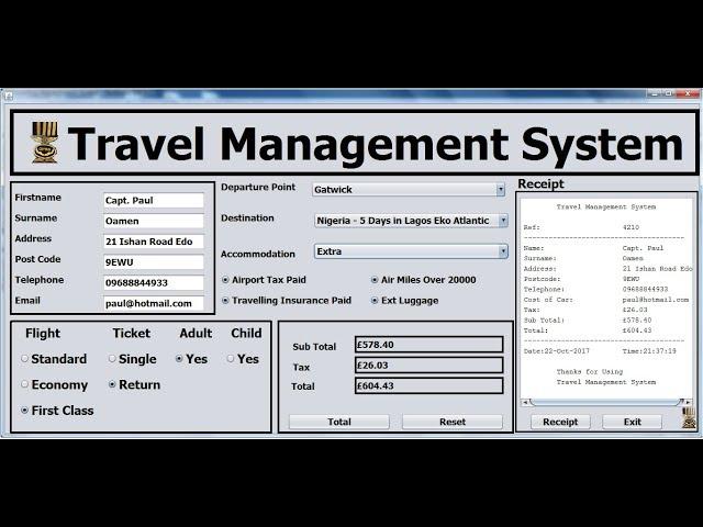 How to Create Travel Management System in Java NetBeans - Full Tutorial