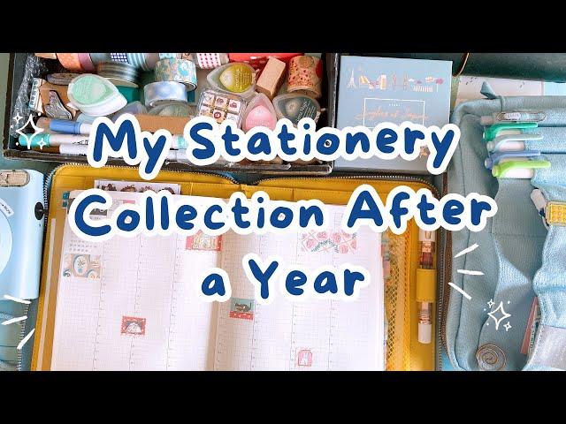 My Stationery Collection after a Year  And How I Use Them (Washi Tapes, Stickers, Markers, & Pens)