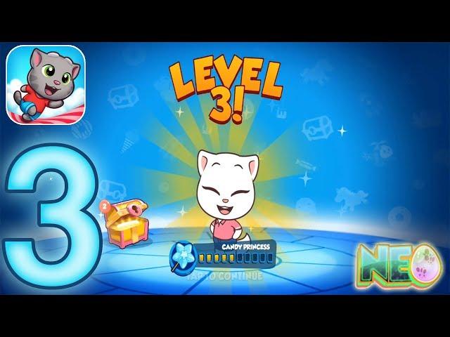 Talking Tom Candy Run: Gameplay Walkthrough Part 3 - Angela Level 3 (iOS, Android)