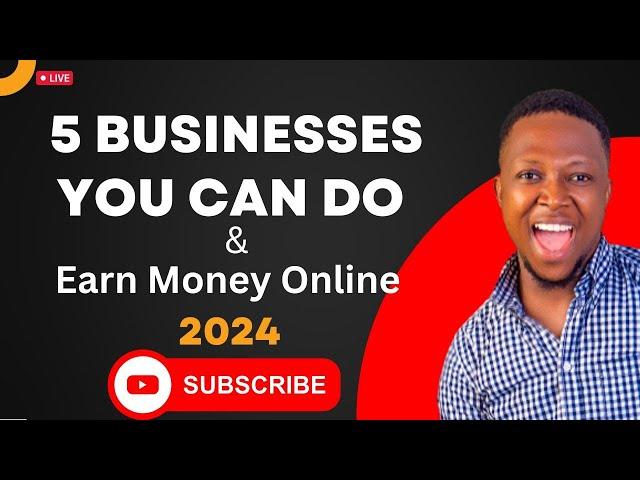 5 Businesses You can do in 2024 | How to make 1k$ doing online business