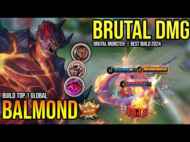 BALMOND BEST BUILD 2024 | BUILD TOP GLOBAL BALMOND GAMEPLAY | MOBILE LEGENDS