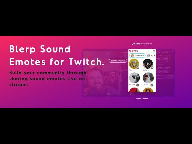 How to set up and Customize Blerp Sound Emotes for your Twitch Stream! The BEST extension on Twitch!