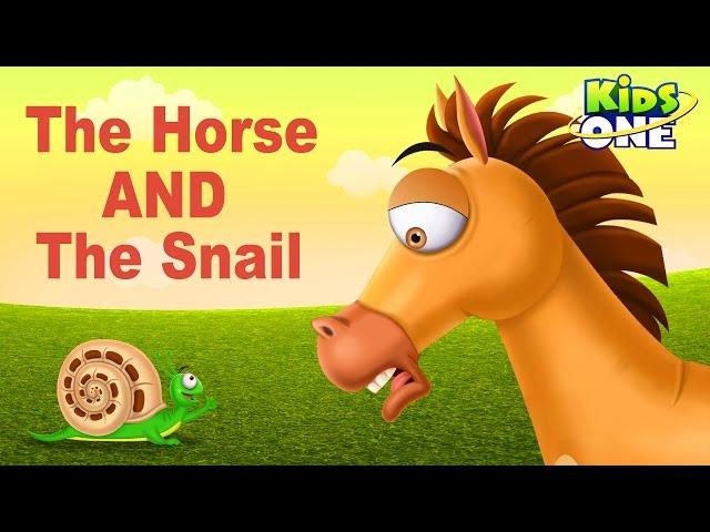 The Horse and The Snail | Funny Short Story For Kids - KidsOne