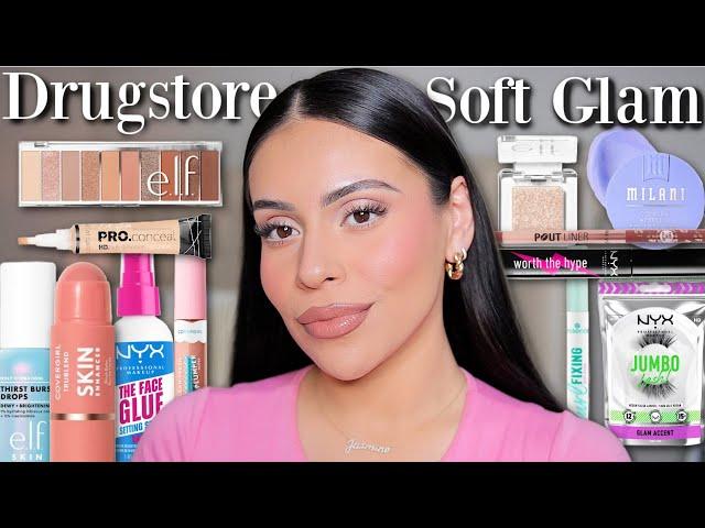 Soft Glam using only DRUGSTORE MAKEUP 