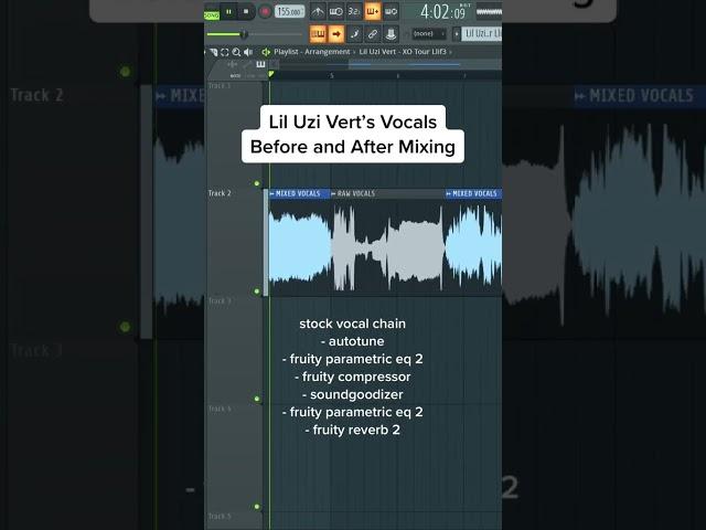 Lil Uzi Vert’s vocals with my stock FL Studio vocal preset