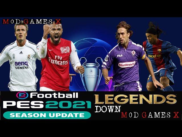   LIVE PES 2021 Champions Legends PARTE 2 "Classic patch ModGamesX LEGENDS PATCH V3