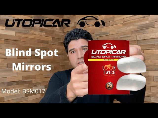 Utopicar Blind Spot Mirrors - How to install them and mistakes to avoid. Model: BSM017