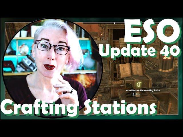 Grand Master Crafting Stations! ESO Housing  ESO Update 40 | Icy Talks #ESO #Necrom