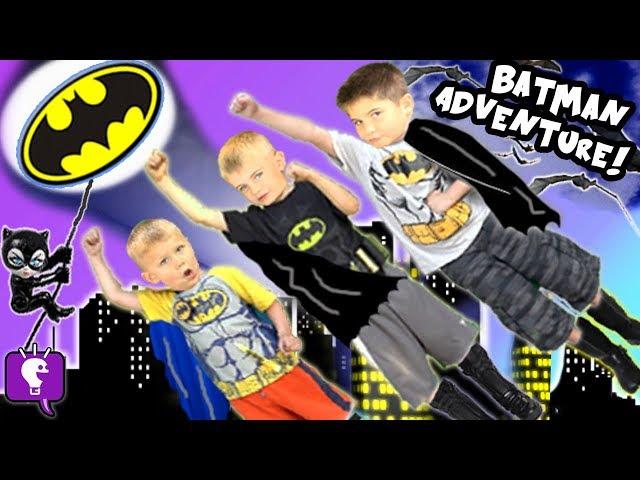 Big BATMAN Adventure Journey to find Toy SURPRISES by HobbyKidsTV